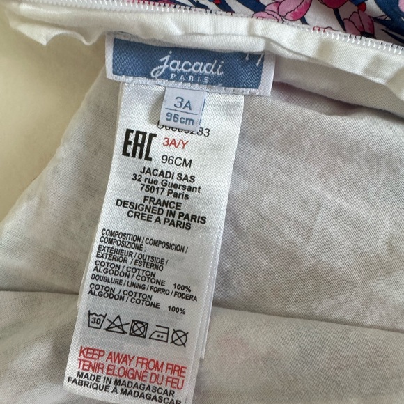 Jacadi Paris Girls liberty fabric dress - Picture 5 of 6